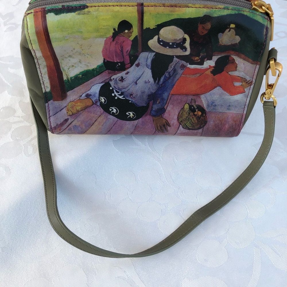 Icon Leather Hand Painted Small shoulder Bag